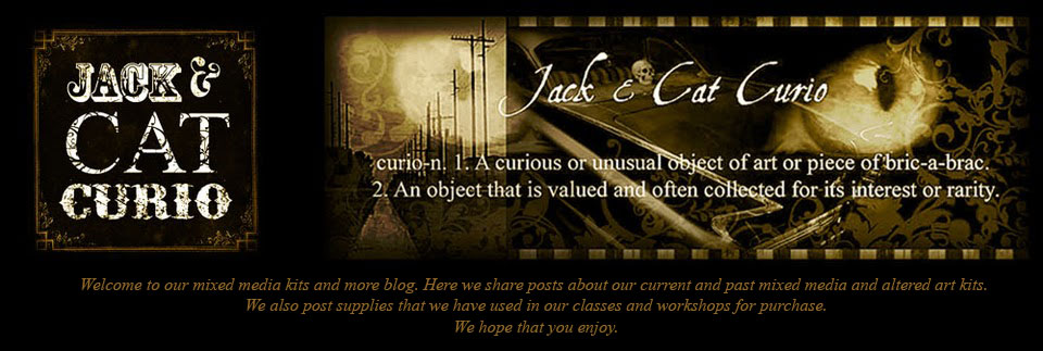 Jack & Cat Curio Mixed Media Kits & More....