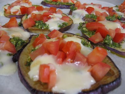 Melanzana al pomodoro e formaggio