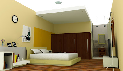 Design Kamar Utama Minimalis on Bedroom Salim   Santi House