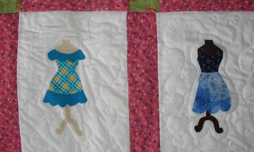 Lynley quilts Dress form quilt from the vault