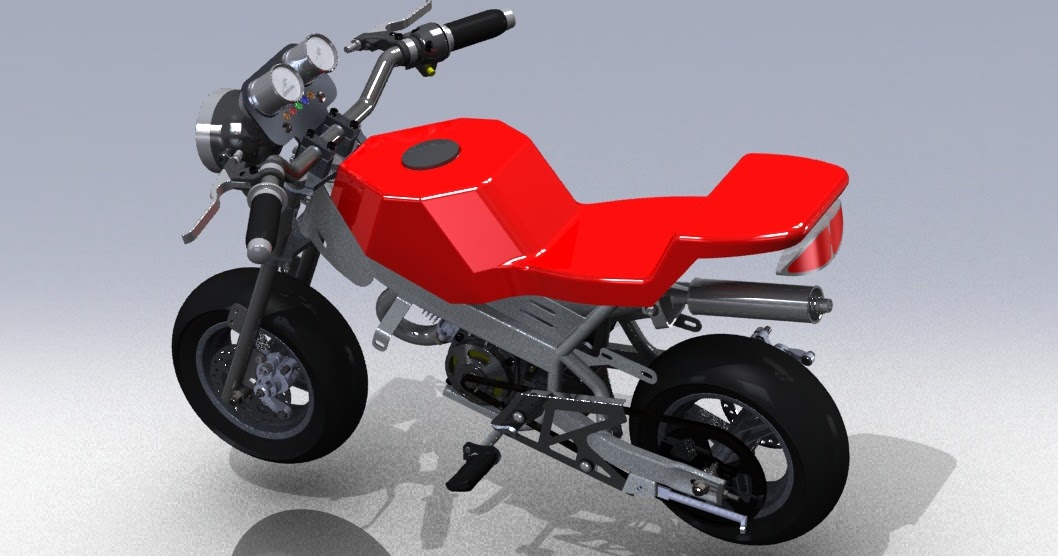 3D Design Pocket Bike