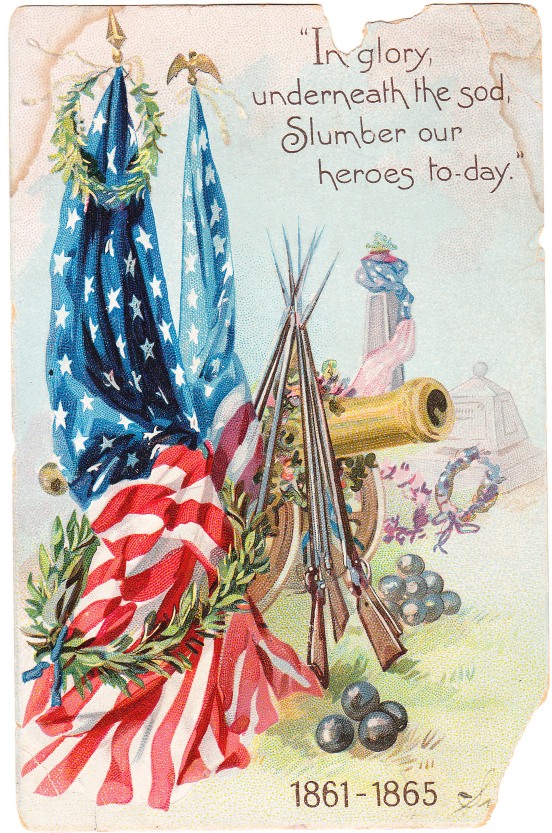 The Paper Collector Decoration Day postcard, 1907