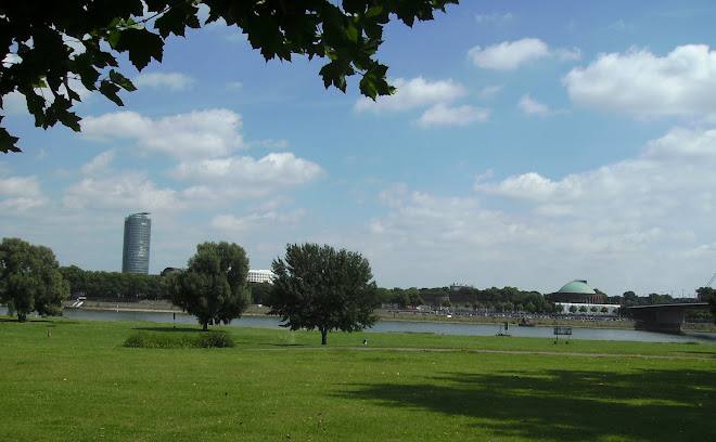 Düsseldorf am Rheinufer