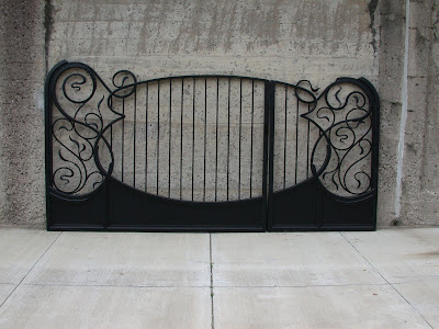 Jill Turman Artist Blacksmith Driveway Gate