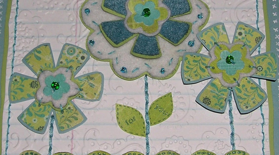 Mel Stampz DIY Felt Flowers (with stamps)