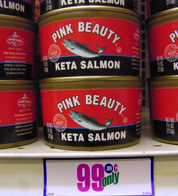 The 99 Cent Chef Salmon Burger