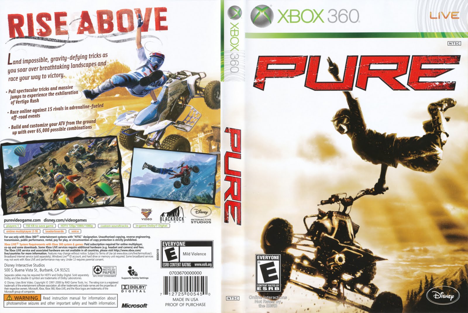 Games Covers Pure Xbox 360