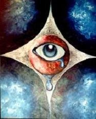 Olho Divino - Óleo sobre tela 50x70 cm