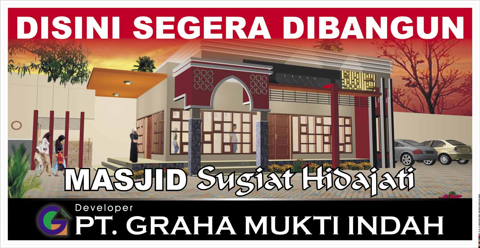 smart advertising Spanduk Masjid Sugiat Hidayah