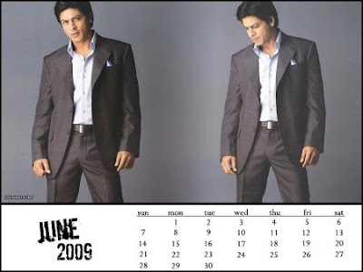 Shahrukh Khan 2009 Calendar