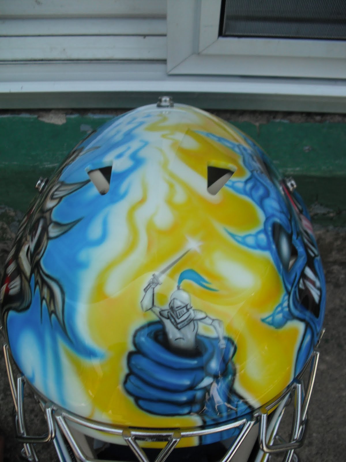 Nick Salvatore Animator More Airbrush Goalie Mask