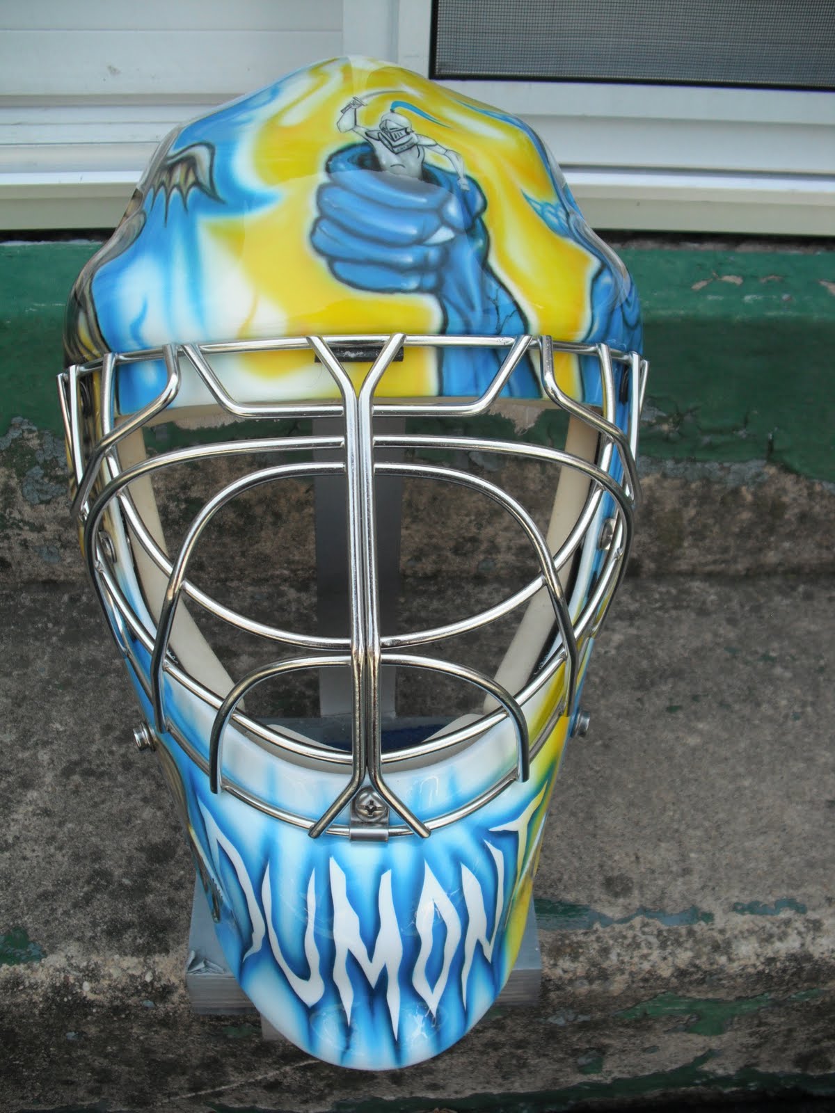 Nick Salvatore Animator More Airbrush Goalie Mask