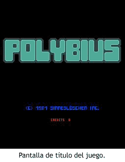 ‘Polybius’, la leyenda del arcade maldito ‘Polybius’, la leyenda del arcade maldito