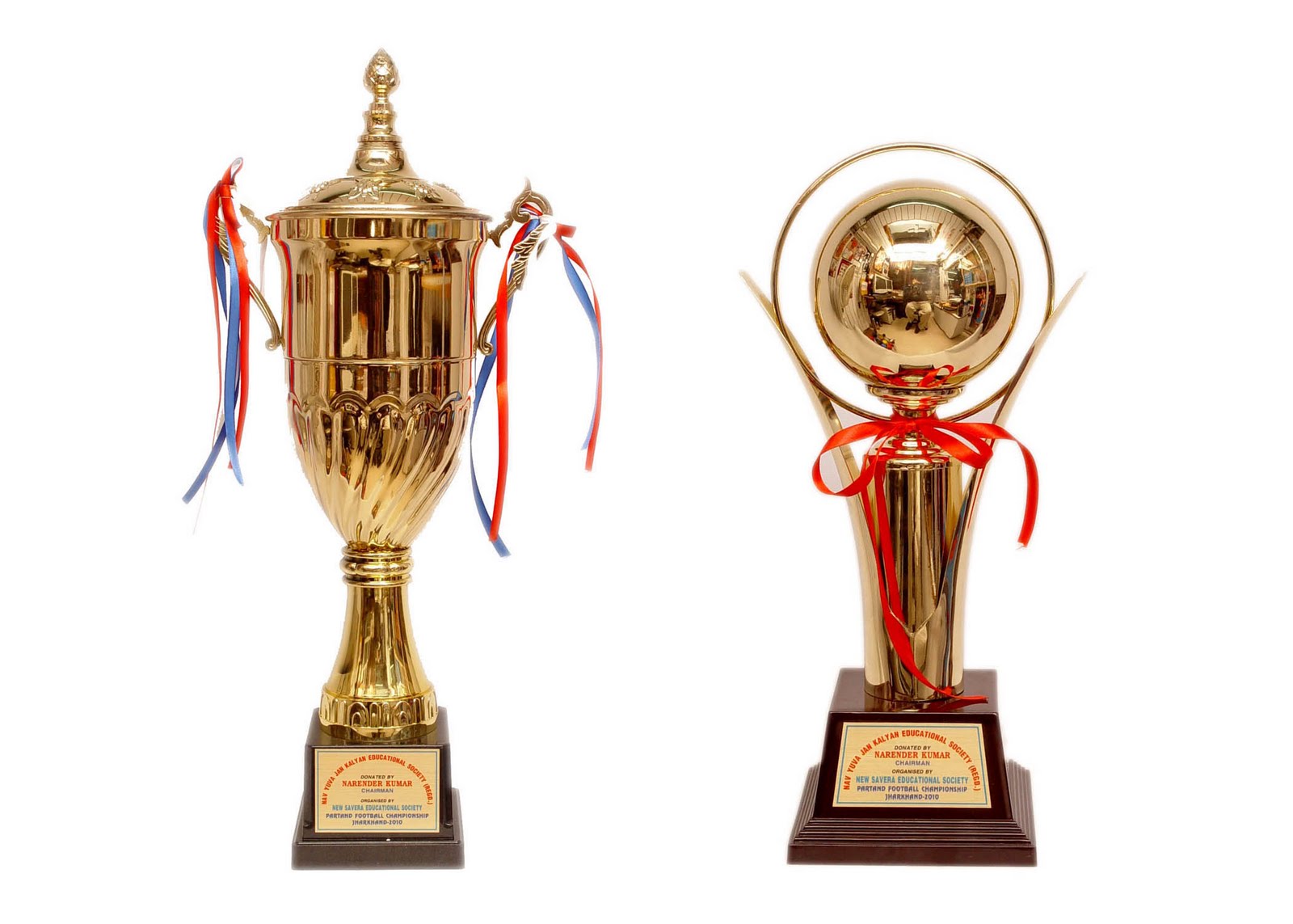 Navintipla Winner And Runner Up Trophy 20102011