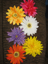 Large Flower Clips $3