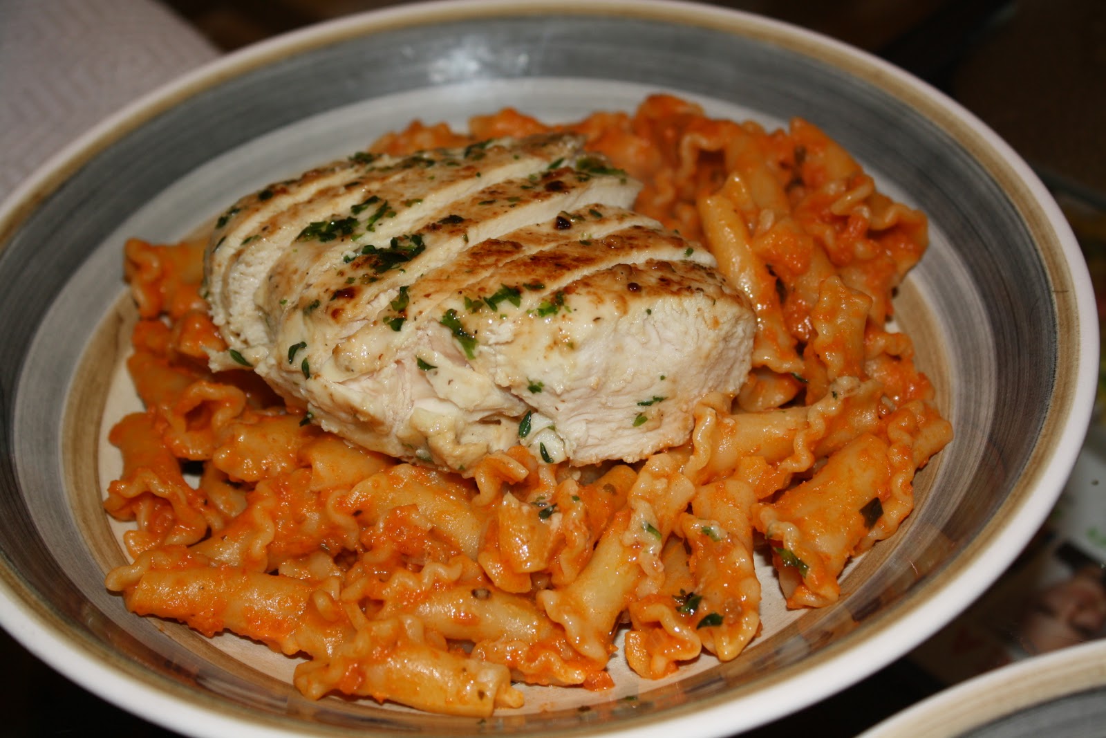 Crack An Egg Lemon Garlic Chicken in a Vodka Blush Sauce