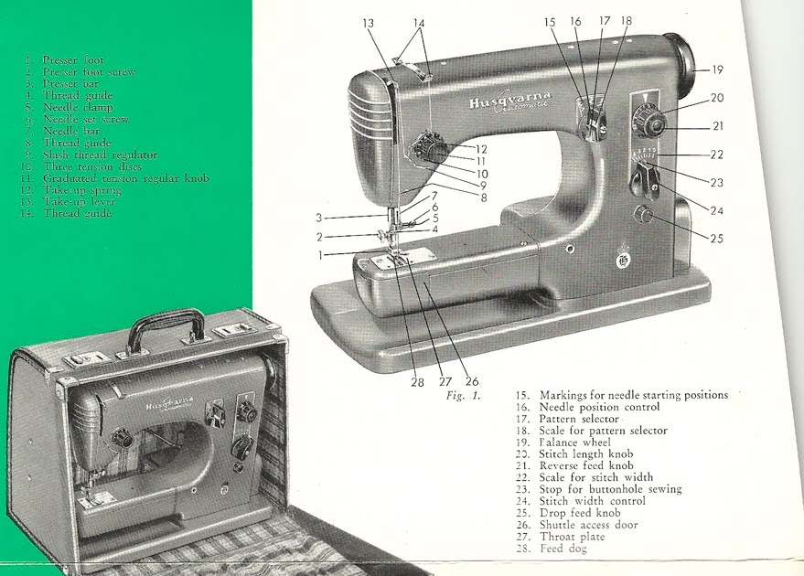Survival Sewing Vintage Viking Husqvarna Automatic 21A Parts and