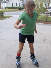 Ally on Rollerblades