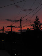 Sunset towards Mt Unc