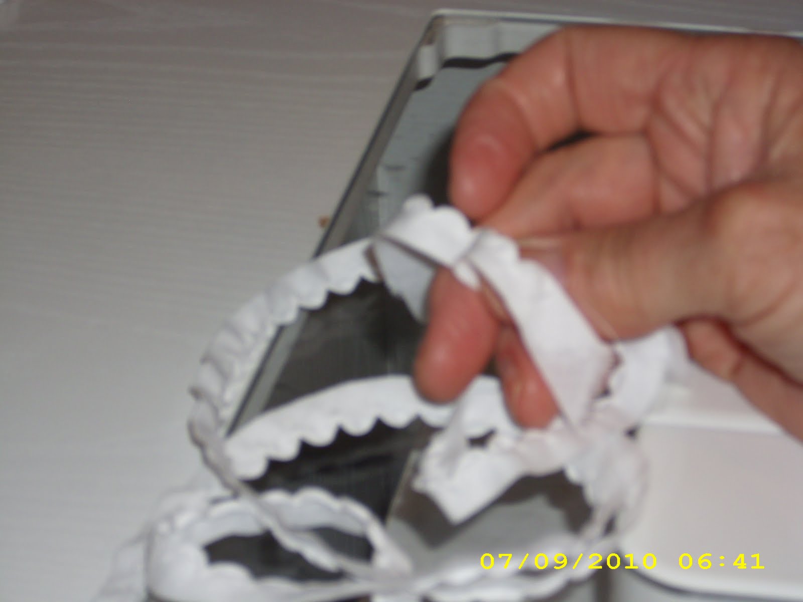 shell tuck stitch