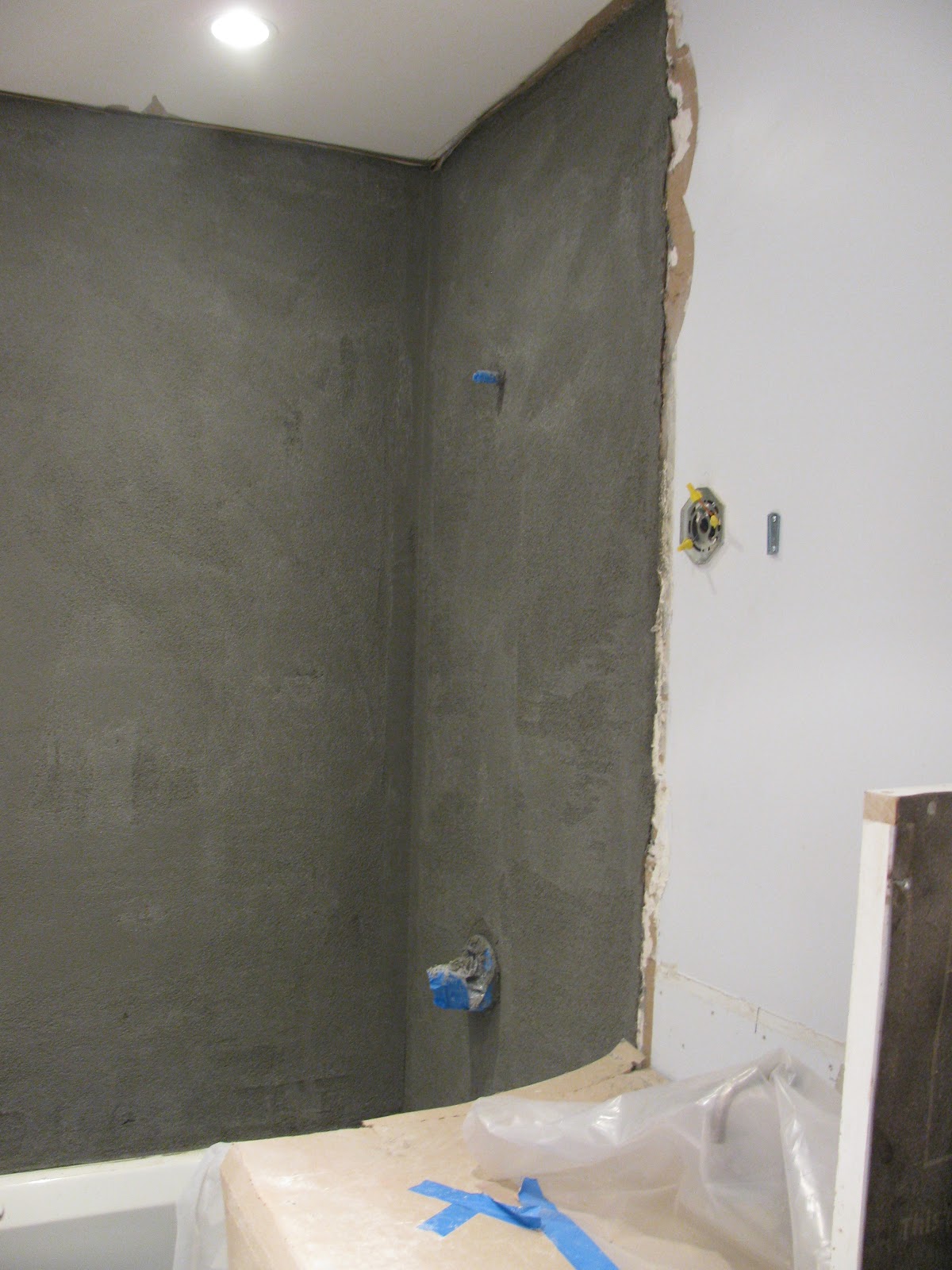 Constructing Bliss After the chicken wire, concrete, of course!