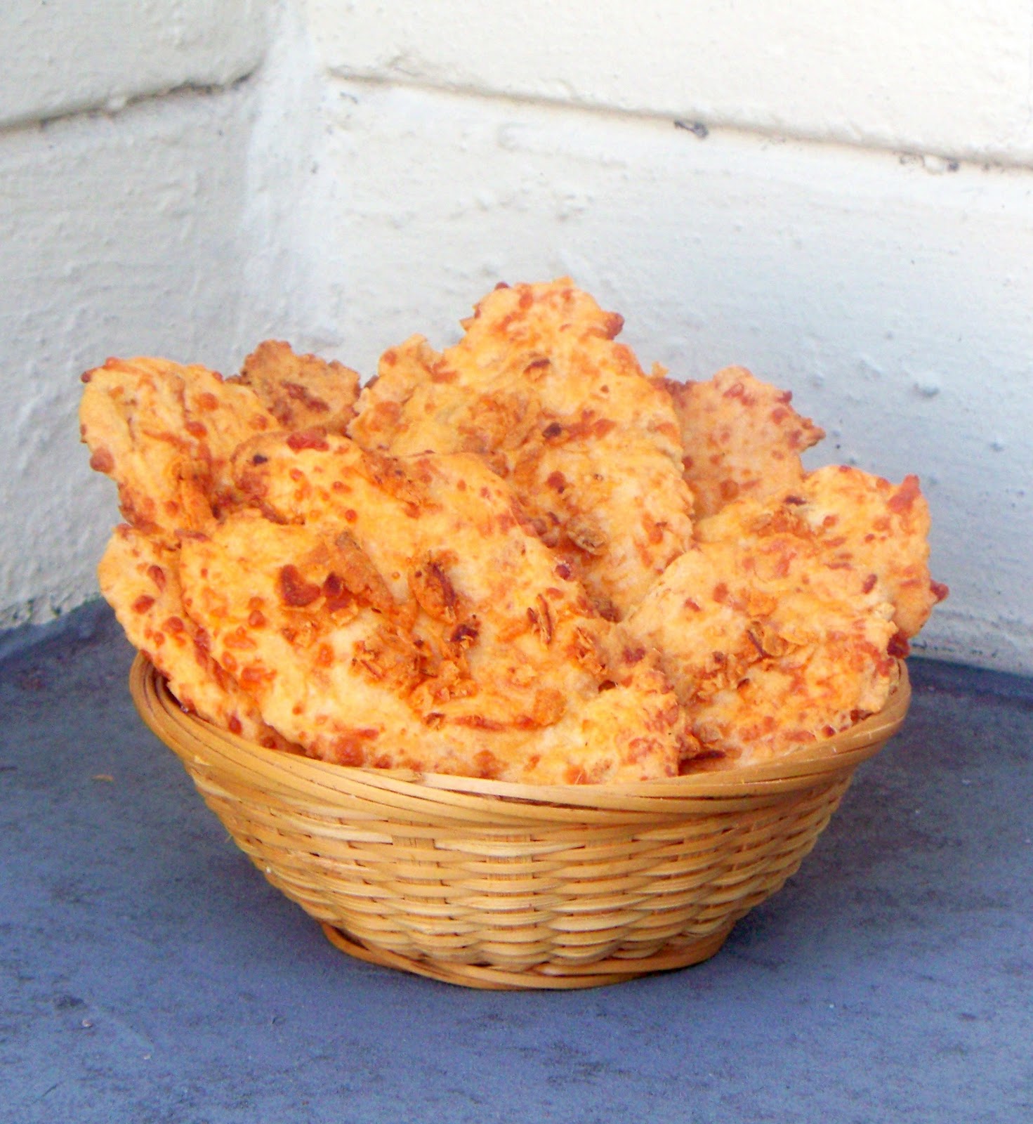 Baking On A Buck Cheesy Onion Flatbread Crisps