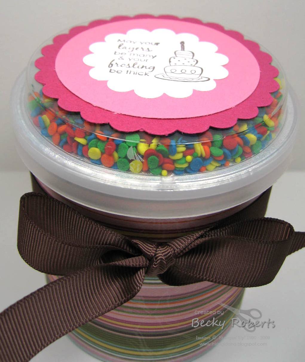 Inking Idaho Cake Mix Class Directions