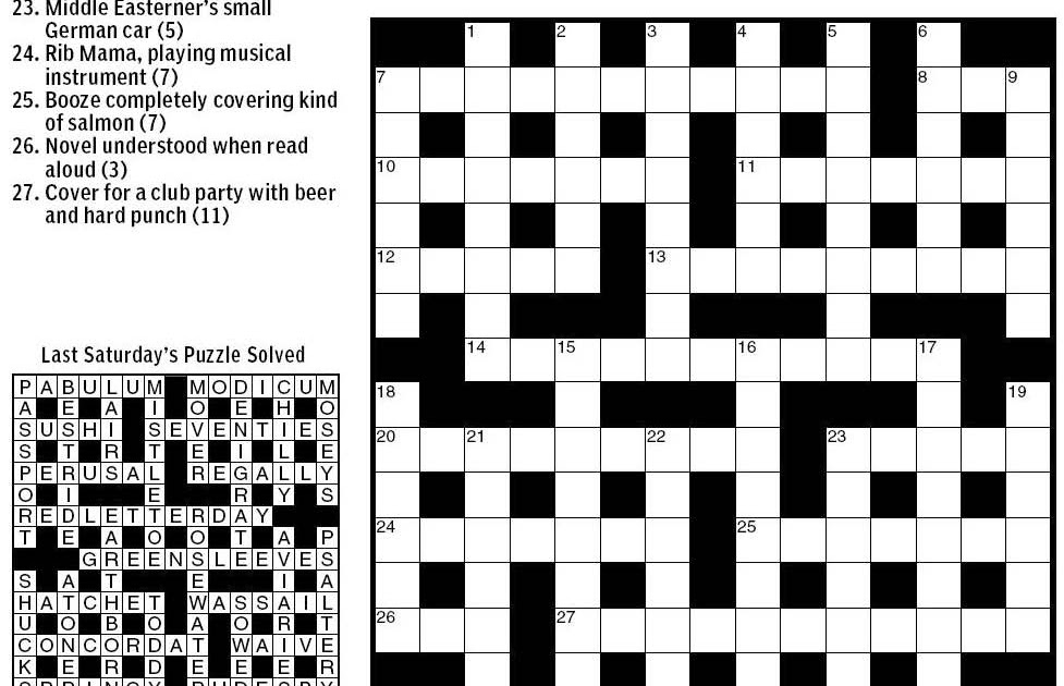National Post Cryptic Crossword Forum Saturday, December 19, 2009