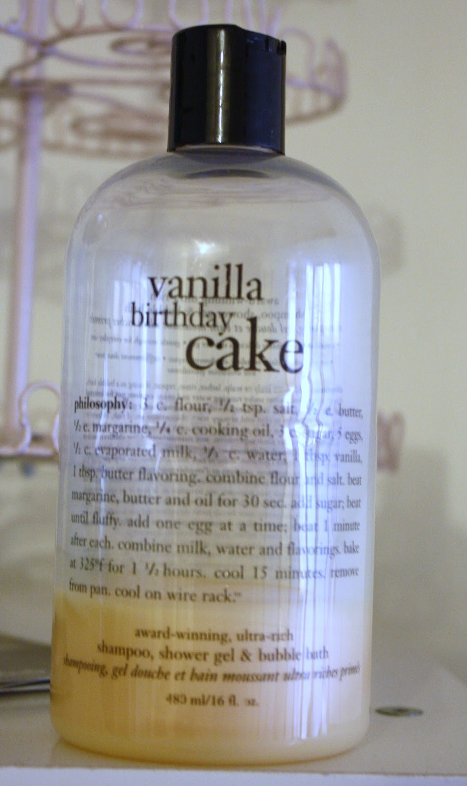 Miss Prissypants Philosophy Vanilla Birthday Cake Shower Gel 3 in 1