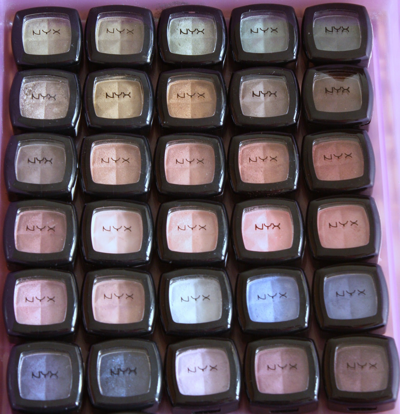 Miss Prissypants NYX Single Eyeshadows Neutrals