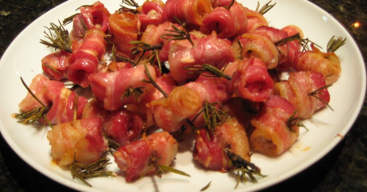 ChiTown Cooking Creations Baconwrapped Scallops on Rosemary Skewers