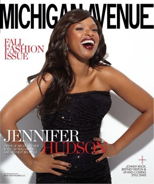 Jennifer Hudson looks absolutely stunning on the cover of Michigan Avenue ... Jennifer Hudson looks absolutely stunning on the cover of Michigan Avenue ...