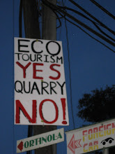 Community opposition to more quarrying in Acono, Maracas Valley