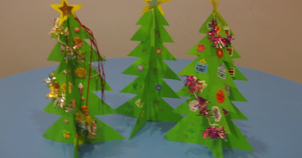 How to make a 3D Christmas Tree for kids Parenting Times