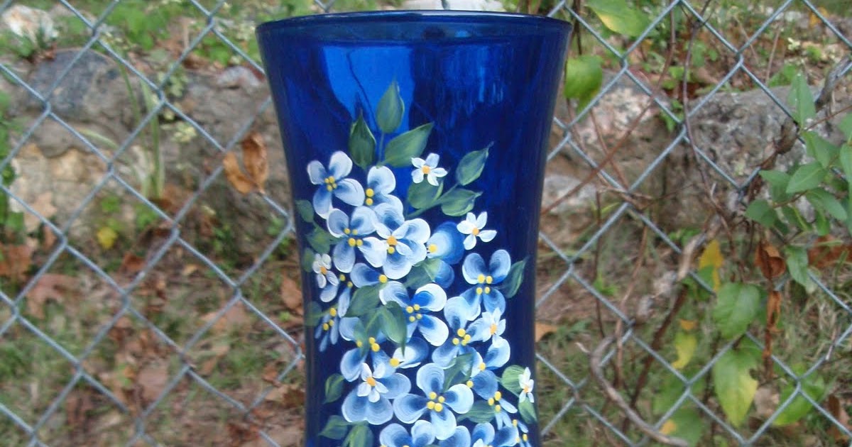Steph's Paint Studio Oxford Hobby Lobby 10/05/10 Blue Vase