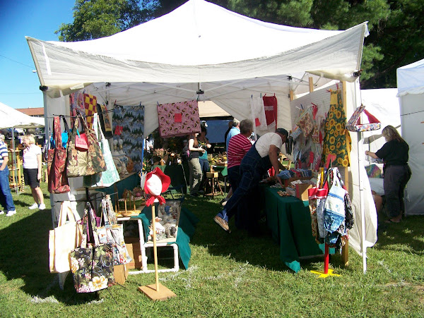 Bonnets, quilts, aprons, bags, etc