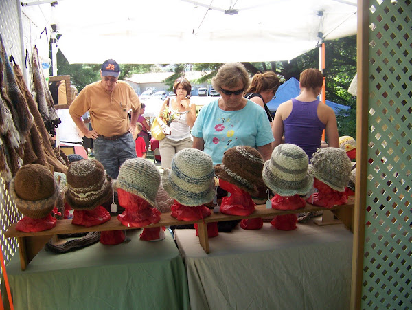 Hats made from alpaca wool