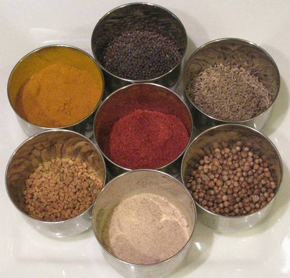 The Vegetarian Way List of Indian Spices