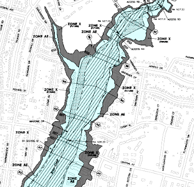 FEMA floodplain map for