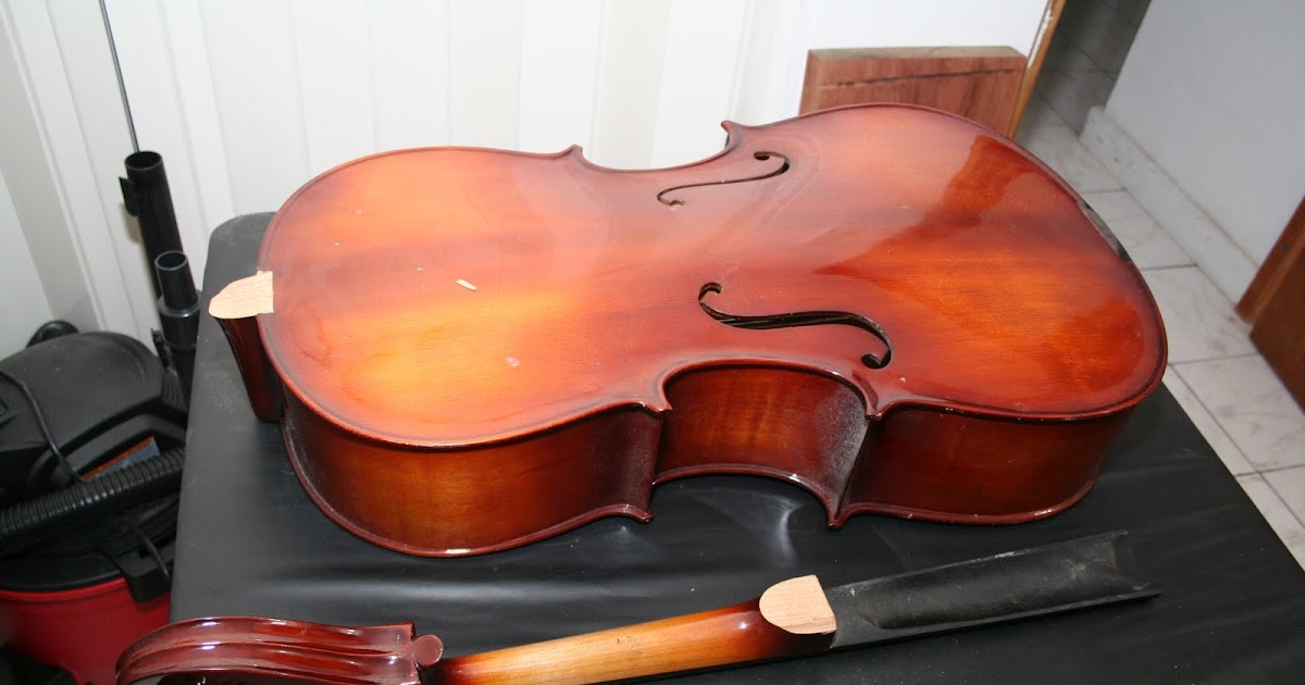 Riverstone Guitars 3/4 Cello Broken Neck Repair Part 1