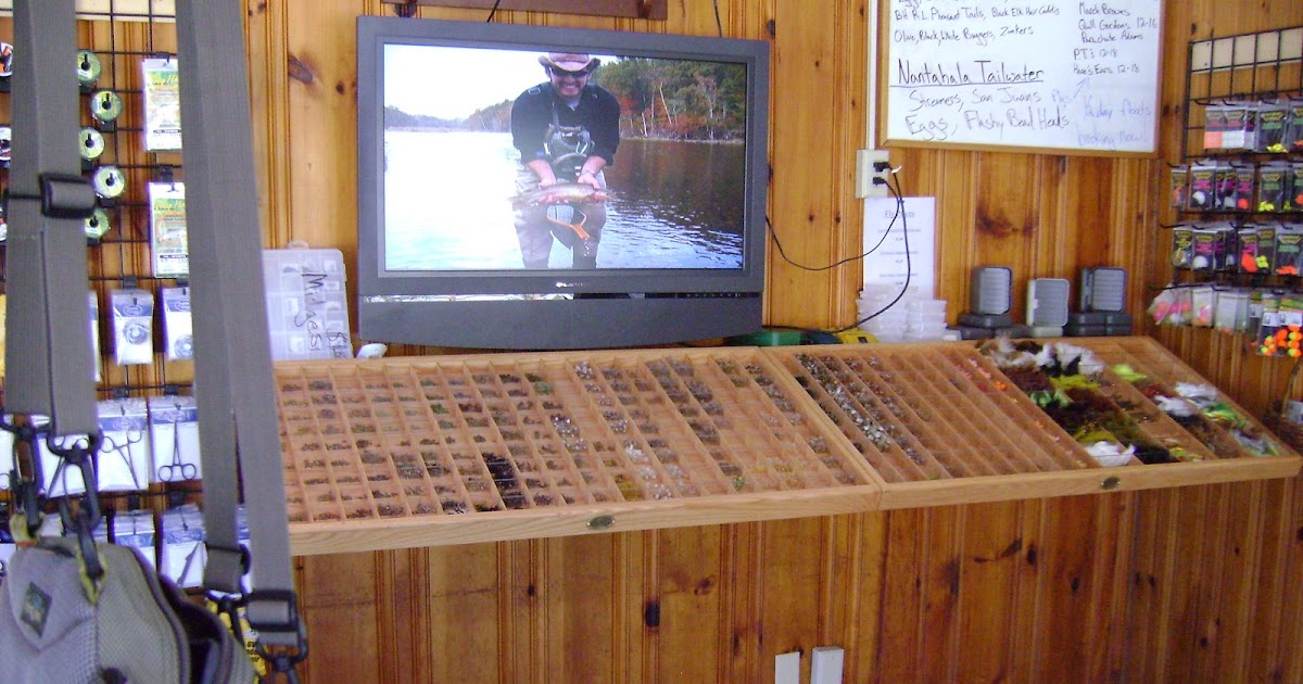 NOC Fishing Fly Shop's New Fly Display