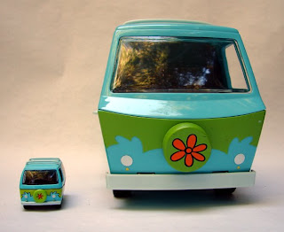 VINTAGE IM A THINKING TOY THE MYSTERY MACHINE VAN & ALL 5 CHARACTERS  SCOOBY-DOO