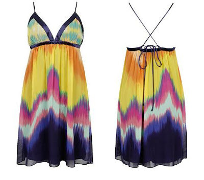 tie dye gown