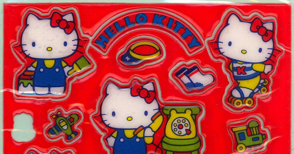 The Character Company Hello Kitty Puffy Stickers