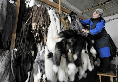 making fur coat