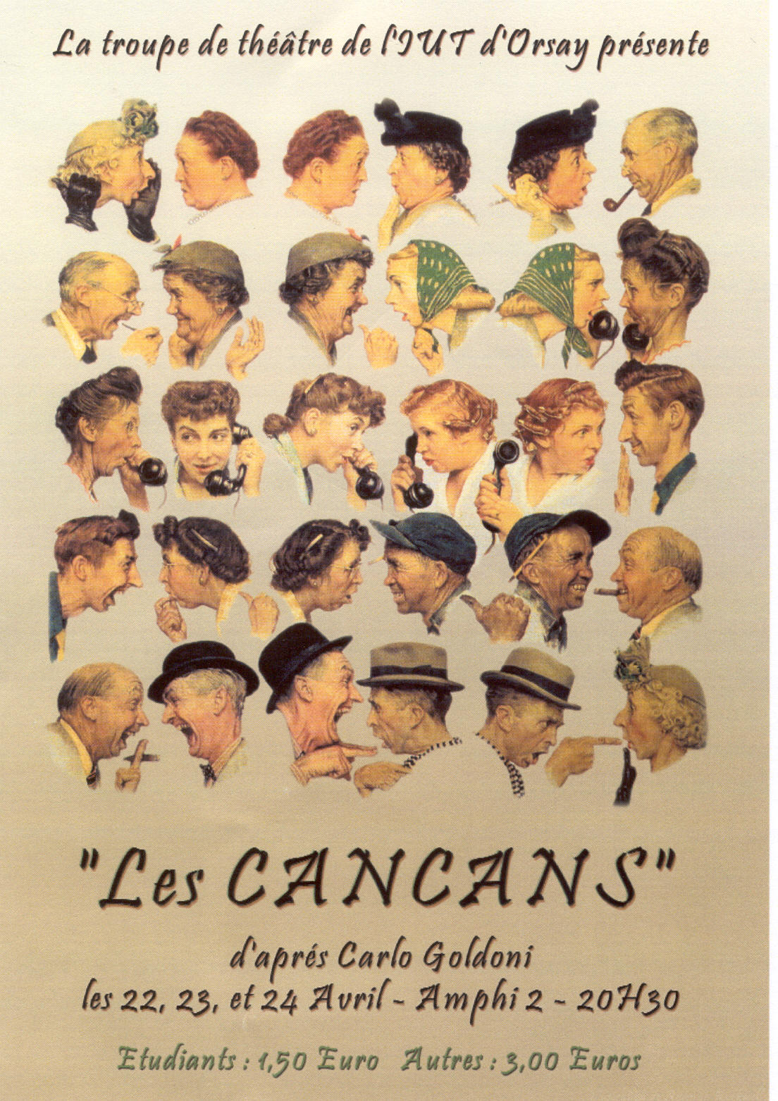 French Vocabulary Illustrated cancan