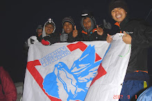 All our Indonesian climbers on the peak...