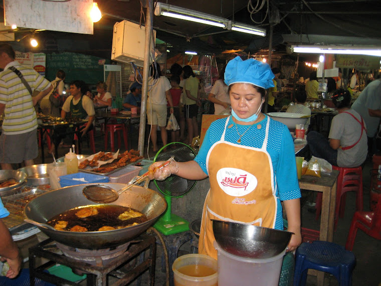 Lots of fried food