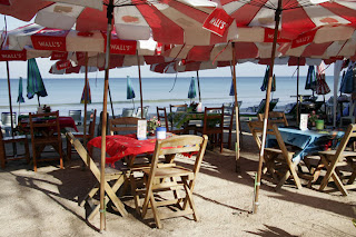Beachside restaurant at Kamala Beach
