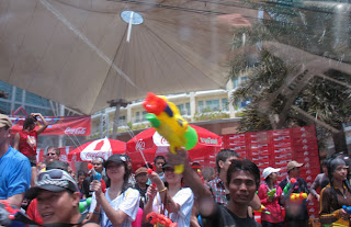 Songkran in Phuket - Outside Jungceylon Mall in Patong